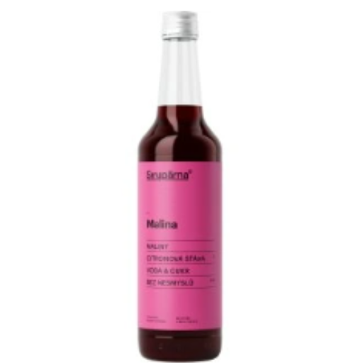 Malinový sirup – intenzivní ovocná sladko-kyselá chuť, ideální na limonády a dezerty